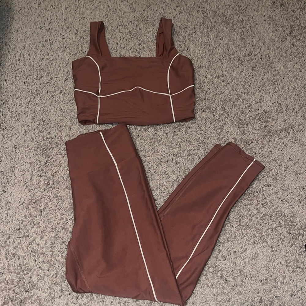 Abercrombie leggings & sports bra
